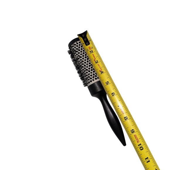 Denman D75 The Thermoceramic Hot Curl Hair Brush Medium Black Silver Bristle NEW - Picture 4 of 5